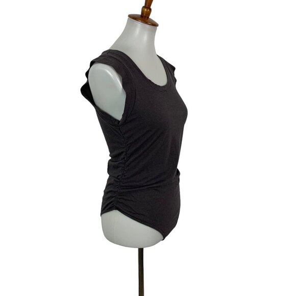 Altar’d State Medium Brown Bodysuit Short Sleeve Fitted Stretch - Picture 3 of 5